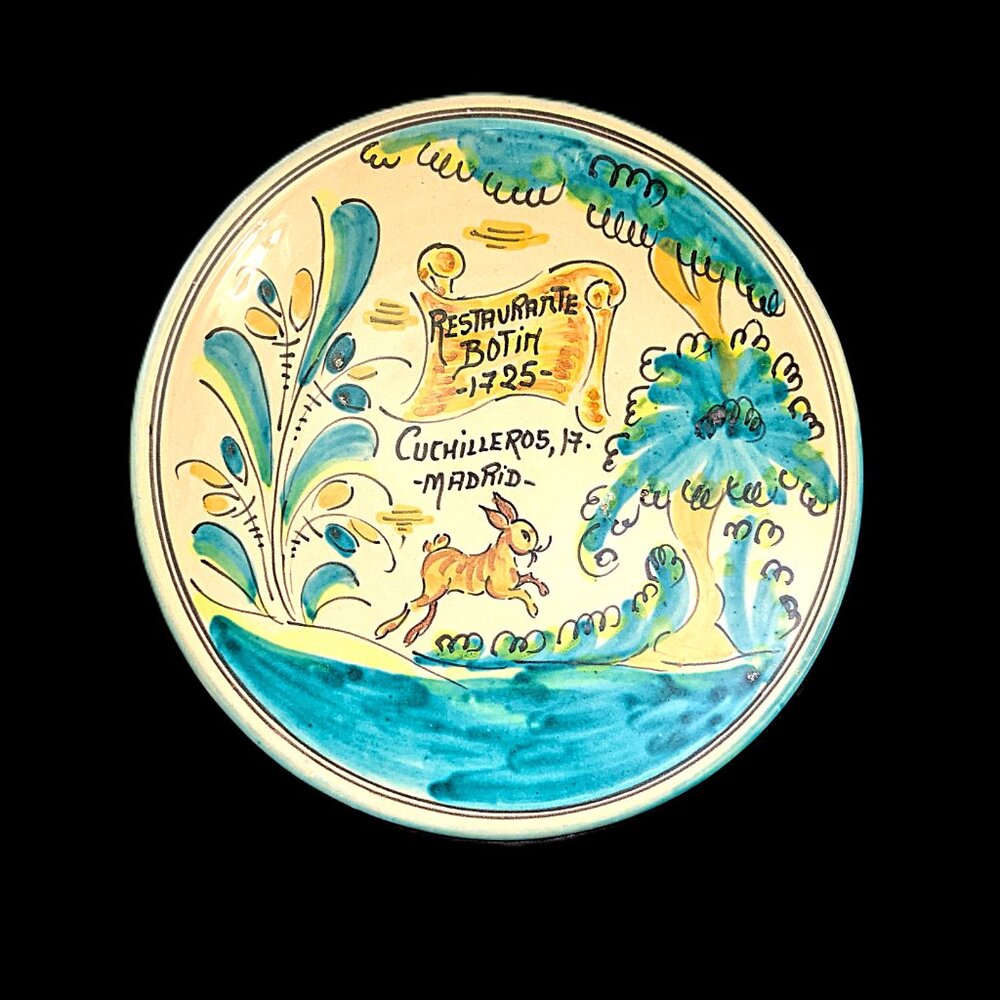 Vintage Restaurante Sobrino de Botin Decorative Bowl